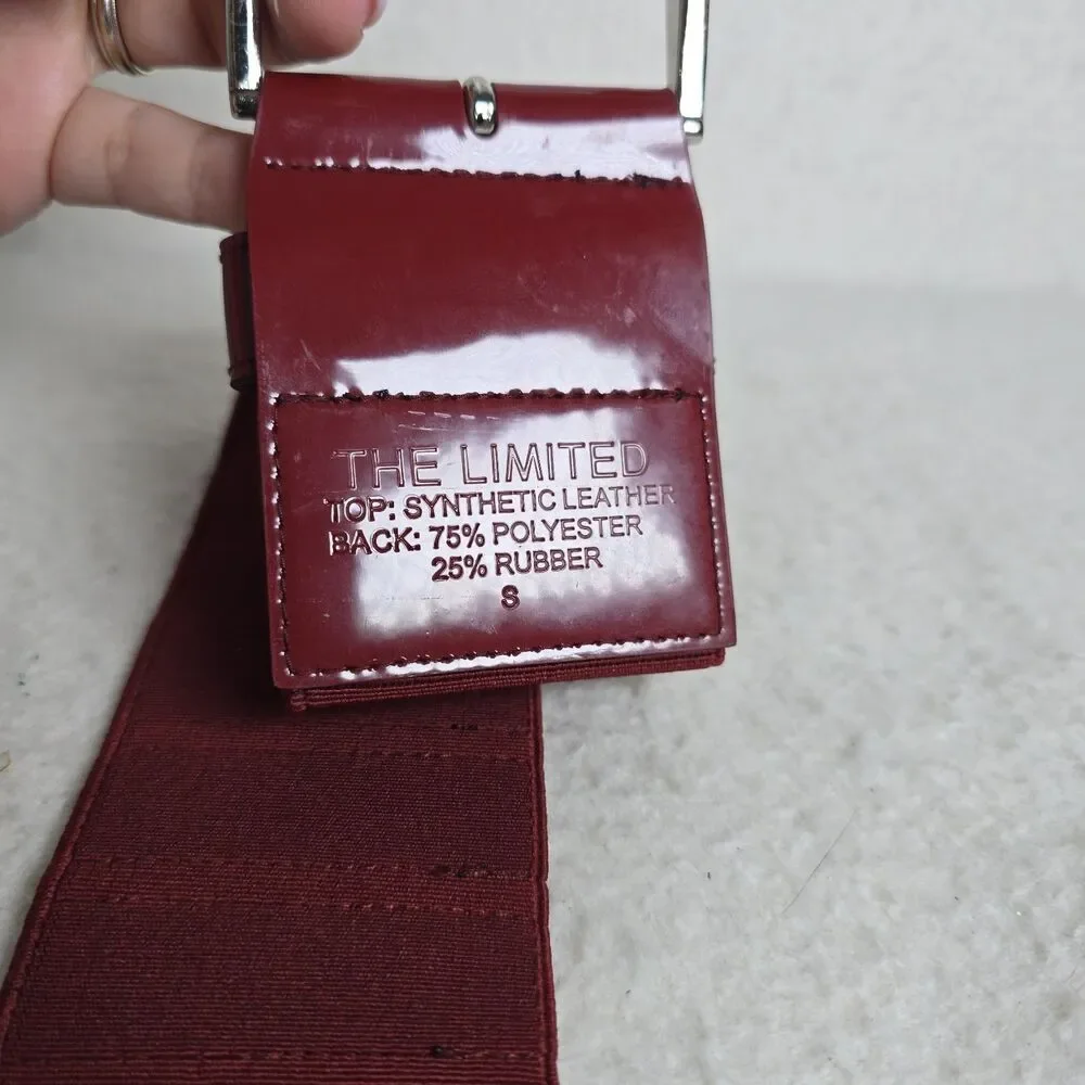 The Limited Red Stretchy Wide Belt Size 8 33